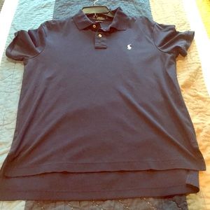 Blue Polo Collard Size M